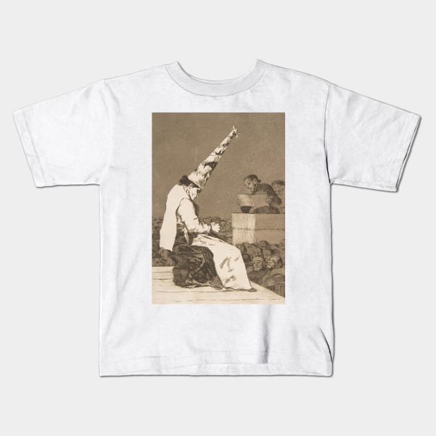 These Specks of Dust by Francisco Goya Kids T-Shirt by Classic Art Stall